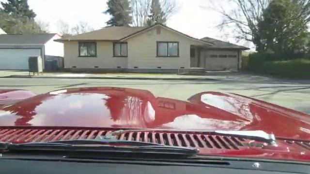 1959 Red Ford Thunderbird Driving смотреть онлайн