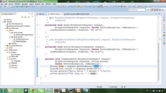 Jsp Servlet 15: Servlet Initialization Parameter смотреть онлайн