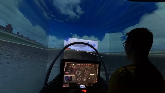 FSX SimPit Titan GFX w/6gb on three monitors BD 5J test SLC UltraRes Megascenery thunderstorms смотреть онлайн