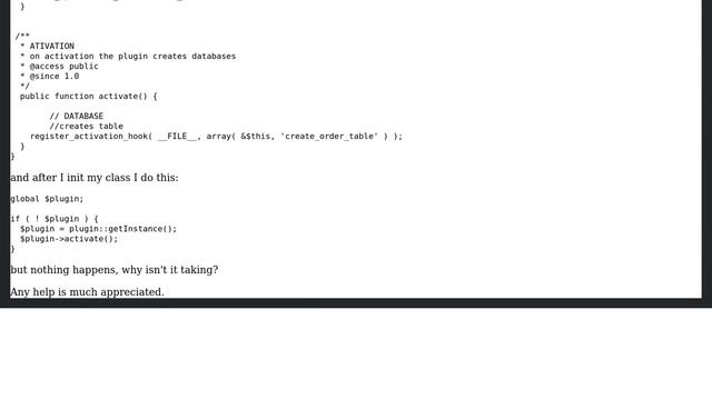 Wordpress: Singleton plugin activation; create database смотреть онлайн