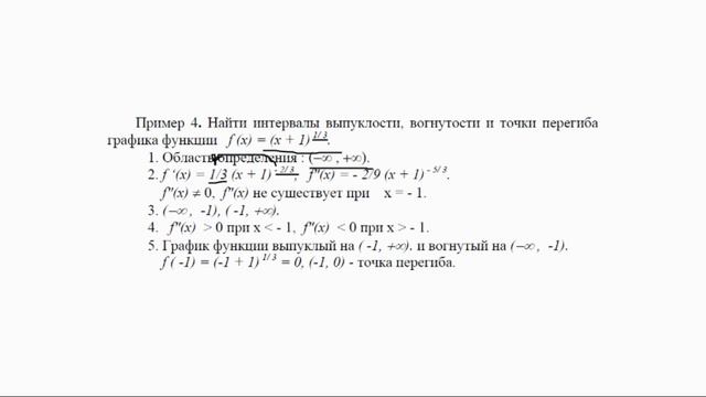 Пределы и производная. 5 Исследование функции и построение графика смотреть онлайн