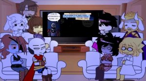 Реакция персонажей Undertale на комикс "бессонница"