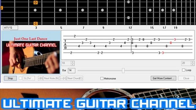 [Guitar Solo Tab] Just One Last Dance (Sarah Connor) смотреть онлайн