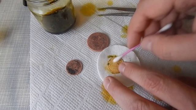 Чистка "убитых" временем монеток смотреть онлайн