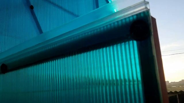 Павильон для бассейна из поликарбоната, своими руками. смотреть онлайн