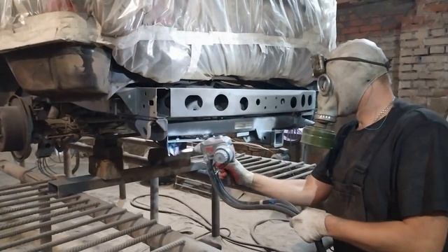 Пескоструйная очистка днища,рамы.Цинкование.Антикор.Toyota Land Cruiser 100.89858388817 смотреть онлайн
