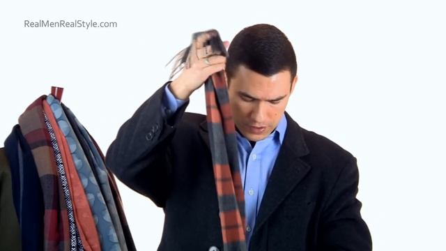 Ascot Scarf Knot - Tying A Man's Scarf - How To Tie Scarves For Men - Wrap-Around Ascot