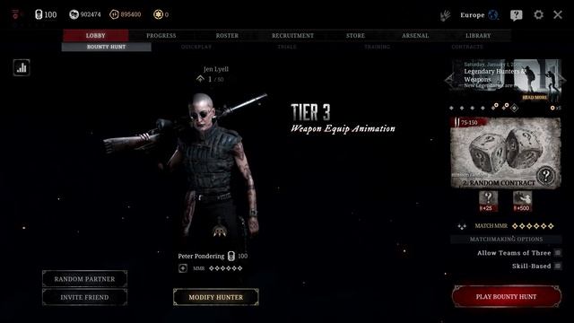 Tier 2 Lobby Weapon Animations - Update 1.8 feature | Hunt: Showdown смотреть онлайн