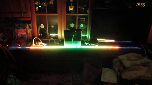 Цветомузыка на адресной светодиодной ленте WS2812b и Arduino смотреть онлайн