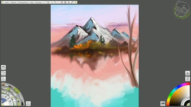 РИСУЕМ С ГАГАТУНОМ #3 - Пейзаж смотреть онлайн