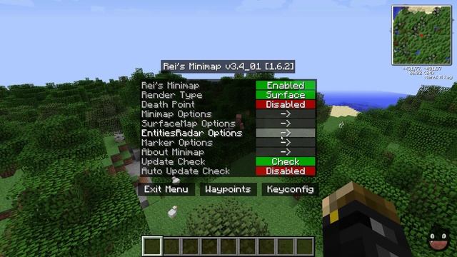 Minecraft Mods 04 - Rei's Minimap (1.6.4) para que nunca te pierdas смотреть онлайн