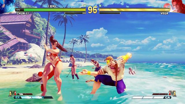 CHUN-LI (Swimsuit Mai Shiranui) vs VEGA (Story) - CPU vs CPU - Street Fighter V Champion Edition MO смотреть онлайн