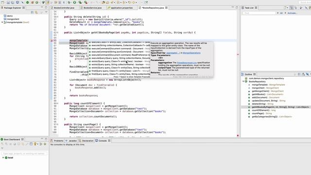 Spring Boot | Tutorial 28 : MongoTemplate with Aggregation, Projection and Dynamic APIs смотреть онлайн