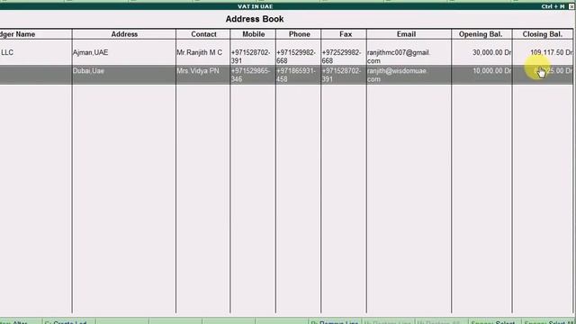 ADDRESS BOOK IN TALLY ERP 9 смотреть онлайн