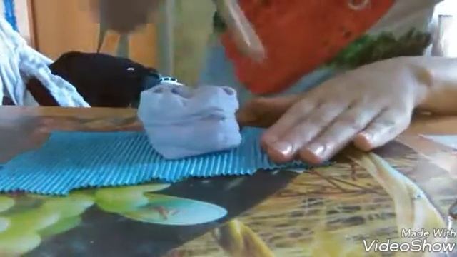 Делаю бублик из ткани смотреть онлайн