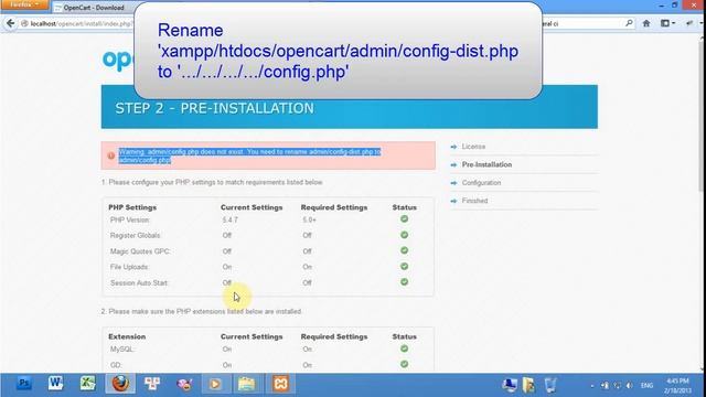 How to install OpenCart 1.5.5.1 on Xampp 1.8.1 смотреть онлайн