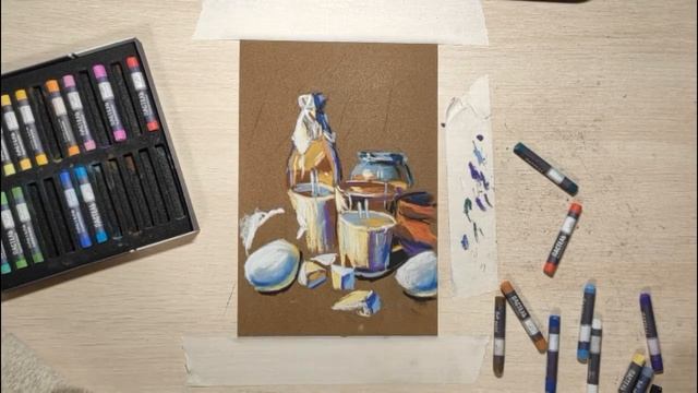 Обзор сухой пастели Vista Artista и Pastel Card Sennelier