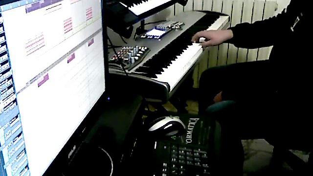 alesis fusion 8HD synth - sounds play in soft. sequencer - demo смотреть онлайн