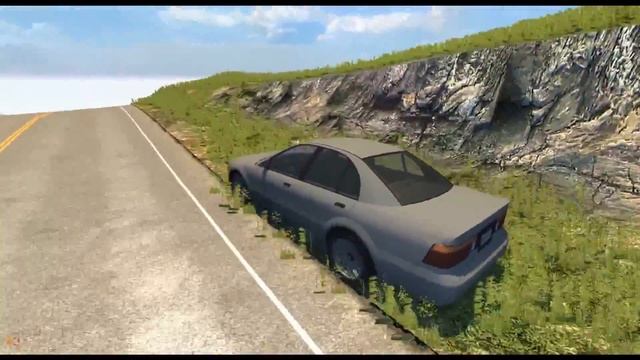 BeamNG.Drive Mod : Maibatsu Vincent GTA (Crash test) смотреть онлайн