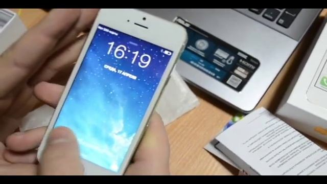 Китайский iPhone 5s купил в www.romelas.com смотреть онлайн