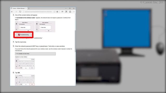Connecting the printer and a computer - 3/4 (Windows) (TS8100 series) смотреть онлайн