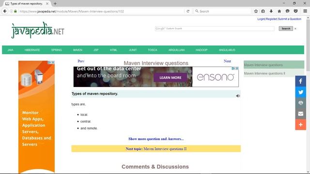 Types of maven repository.
| javapedia.net смотреть онлайн