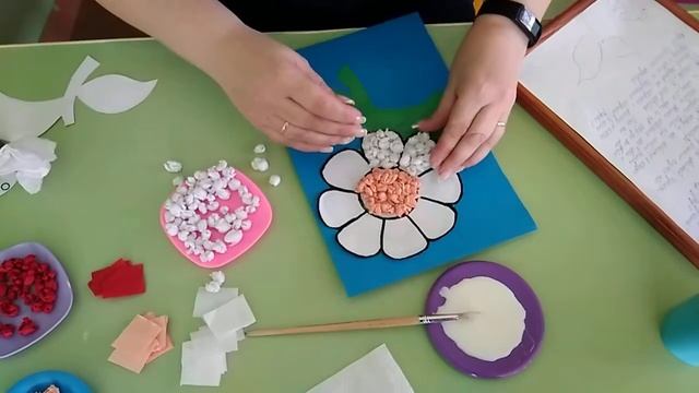 Мастер класс "Аппликация из салфеток" смотреть онлайн