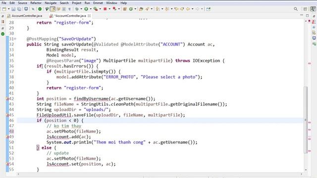 SOF3021 Java5 Hướng dẫn sử dụng jpa repository để CRUD account java spring boot jsp Lab5 P2 смотреть онлайн