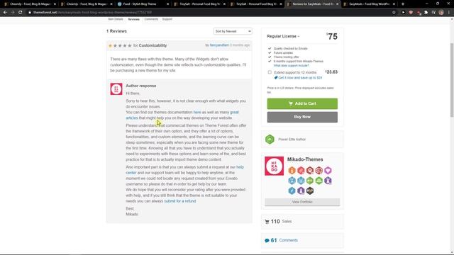 Best Food Recipe WordPress Themes 2021 смотреть онлайн