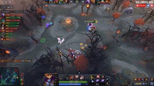 Queen of Pain Safe Lane Carry | 7.30e | Lorenof Pos 1 QoP Play | Dota 2 Immortal Gameplay