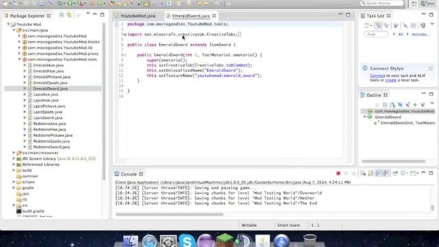 How To Make A Minecraft Mod 1.7.2 (Mac) Ep 5: Adding Textures!!! смотреть онлайн