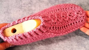 Следки двумя спицами без швов/ Уютные /Теплые /Комнатные