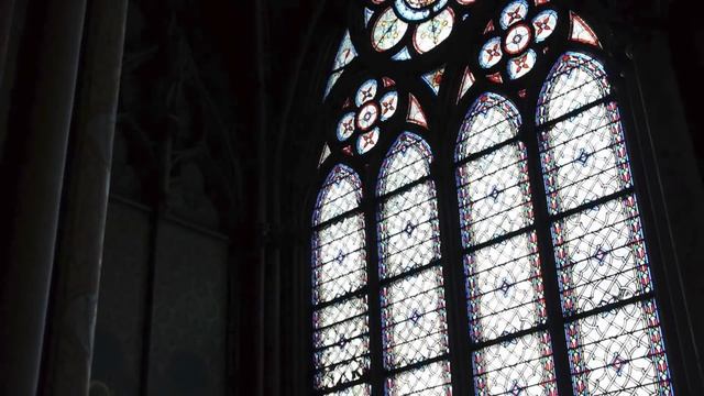 Walking Notre Dame HD Video Tour w/Spiritual Music смотреть онлайн