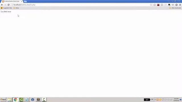 Bai Giang 24 Exception Trong Php смотреть онлайн