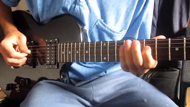 Evanescence - My immortal guitar solo cover HD смотреть онлайн