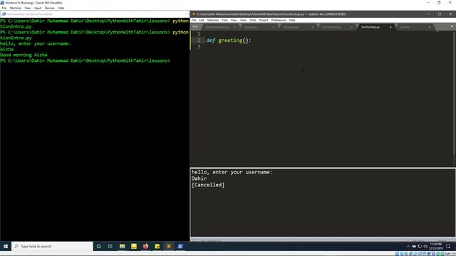 PythonWithTahir 10 - Function Parameters смотреть онлайн