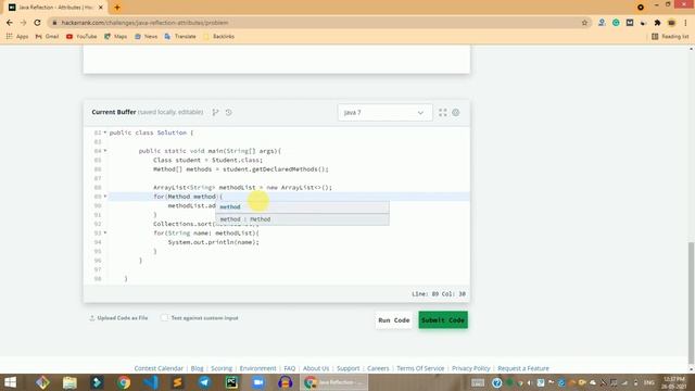 HackerRank Java Reflection - Attributes problem solution in Java | Java Problems Solutions смотреть онлайн