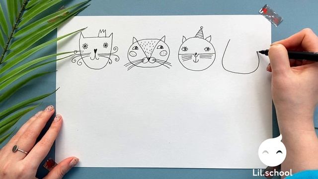 8 идей, как нарисовать мордашку у кошки. смотреть онлайн