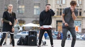 Pentatonix Can't Hold Us Street dancing in Kyiv, Ukraine