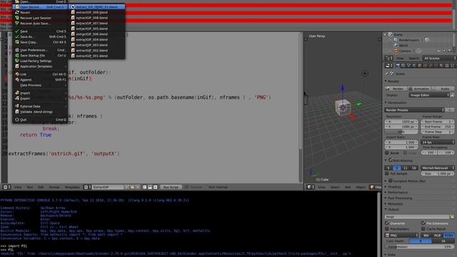 LIVENODING 1103 / AN Python Extract GIF and Make Strobe Animation смотреть онлайн