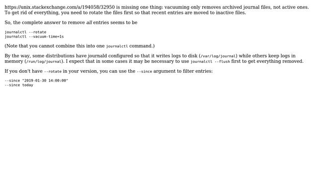 Unix & Linux: How to clear journalctl? (11 Solutions!!) смотреть онлайн