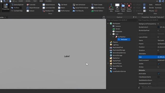 Roblox studio - How to add a text on a block смотреть онлайн