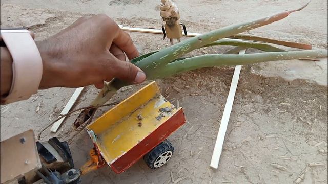 diy tractor aloe vera loading and seeding machine science project part Diy Things Maker смотреть онлайн