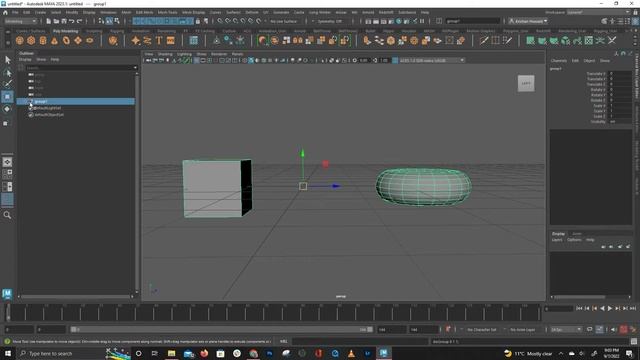 Parent, Un-Parent, and Group in Maya смотреть онлайн