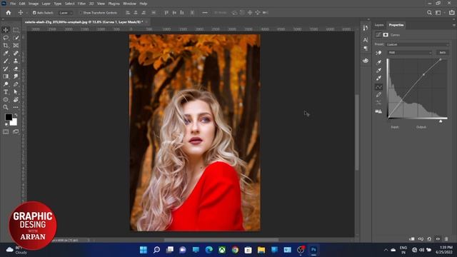 How To Use Auto Color Correction In Adobe Photoshop | Photoshop Tutorial @graphicdesignwitharpan смотреть онлайн