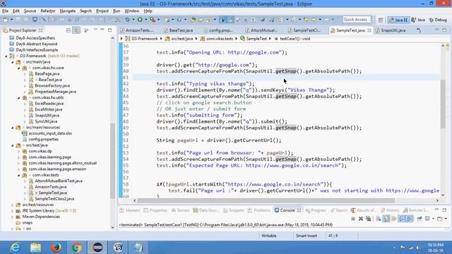 O3 Framework 26 Extent Report & Framework integration смотреть онлайн