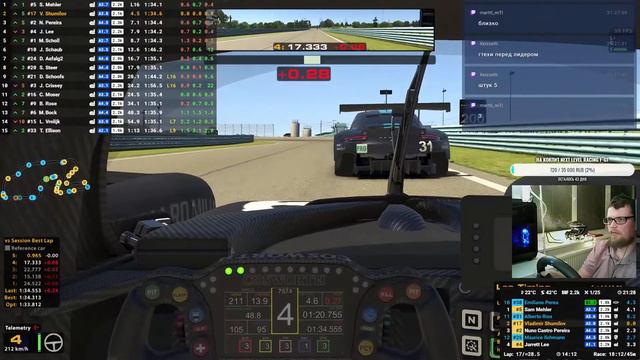 Уютный iRacing | LMP2, Формула 1 и всё такое | Чат & Чил смотреть онлайн