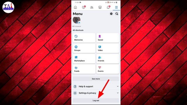 Facebook id logout kaise kare | How to logout facebook account | Facebook logout kaise kare смотреть онлайн