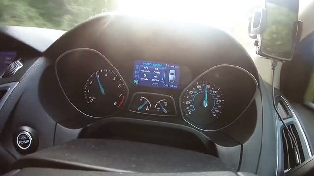 Ford Focus MK3 - Eco Mode - taki test podpowiadacza biegów смотреть онлайн