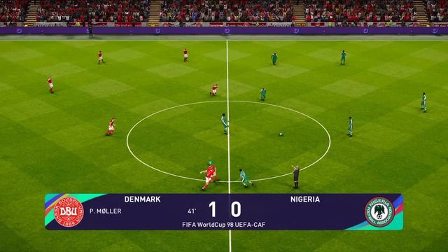 Denmark vs Nigeria 1998 смотреть онлайн